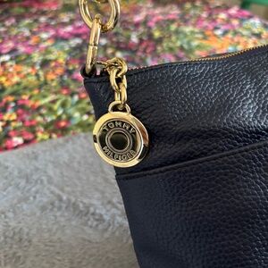 Tommy Hilfiger Blue Leather Cross Body Purse